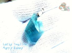 画像12: 工房謹製 大きいブルーフローライト　ネックレス用　ペンダント　別名：Fluorite フルオライト 蒼螢石 青蛍石 No.3093♪ (12)