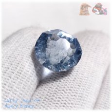 画像3: 限定品 セレスタイト ルース 宝石 産地：マダガスカル産 製造：日本産（日本国産） 天青石 celestite 結晶 No.5600 (3)