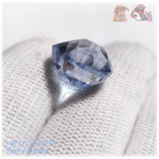 画像4: 限定品 セレスタイト ルース 宝石 産地：マダガスカル産 製造：日本産（日本国産） 天青石 celestite 結晶 No.5600 (4)