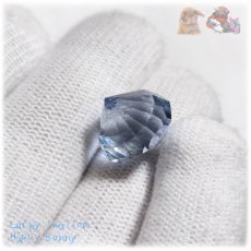 画像6: 限定品 セレスタイト ルース 宝石 産地：マダガスカル産 製造：日本産（日本国産） 天青石 celestite 結晶 No.5600 (6)