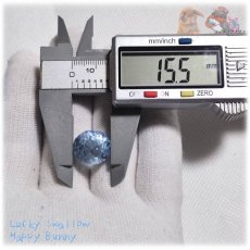 画像9: 限定品 セレスタイト ルース 宝石 産地：マダガスカル産 製造：日本産（日本国産） 天青石 celestite 結晶 No.5600 (9)