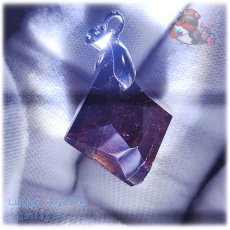 画像5: ◆ 大きな粒結晶 ガーネット ファンシー ファセットカット ペンダント 紅榴石 石榴石 柘榴石 garnet No.6206 (5)