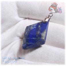 画像3: スケルタル ラピスラズリ 瑠璃 アフガニスタン産 ペンダント ネックレス Lapislazuli No.6227 (3)